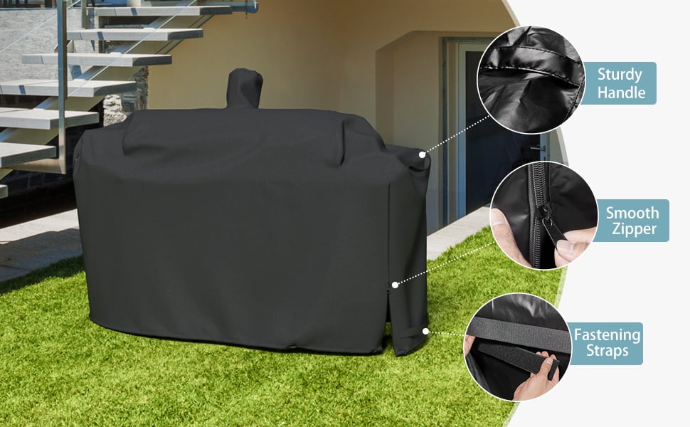 All-Weather Waterproof Grill Cover: Pit Boss Platinum Combo