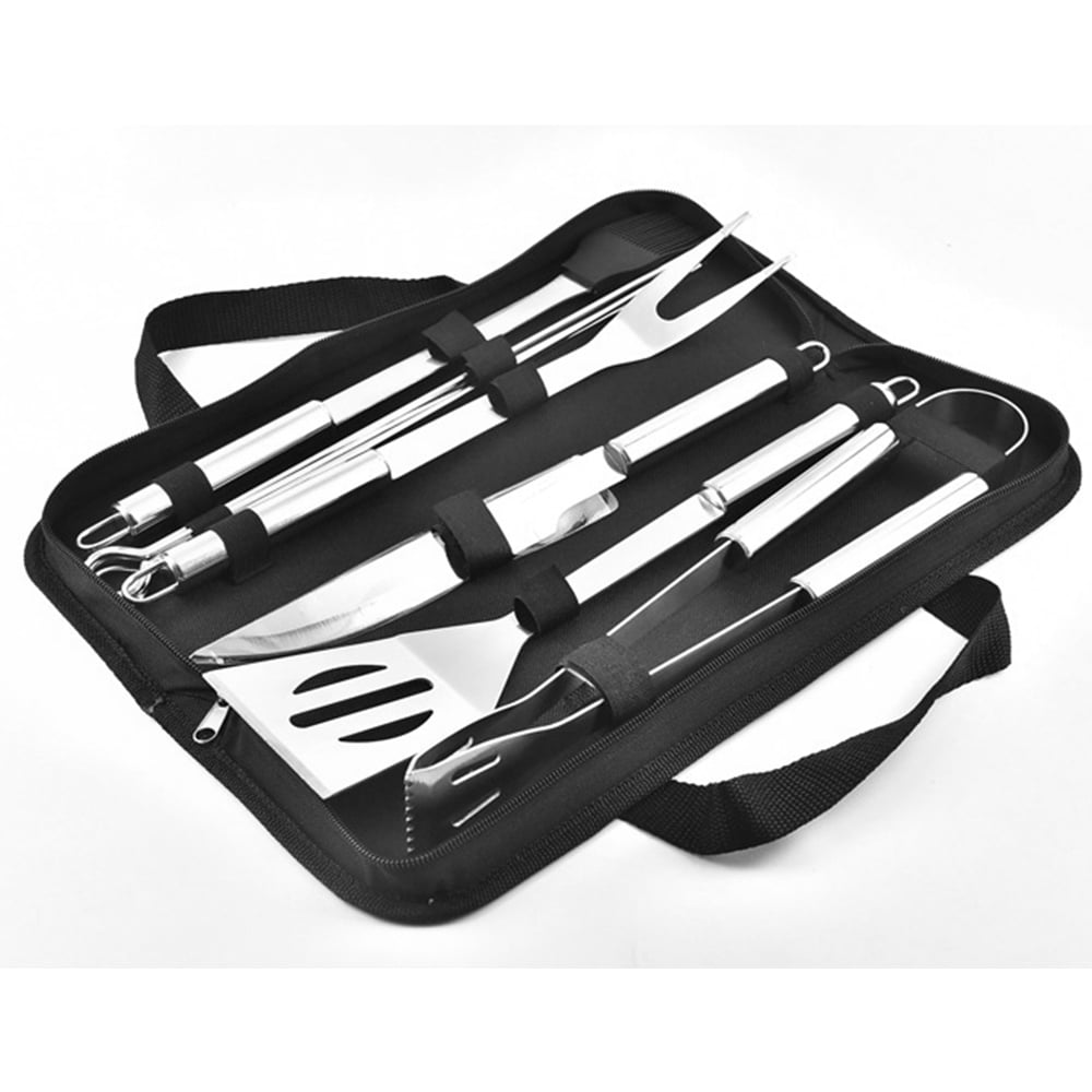Meidong BBQ Tools Set: 9-Piece Stainless Steel Kit