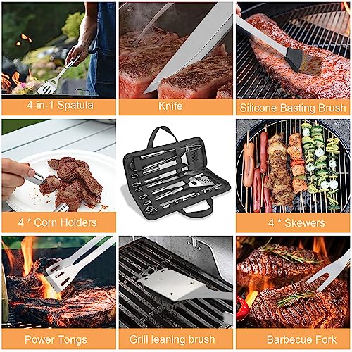 Anpro 21-Piece Stainless Steel BBQ Grill Kit