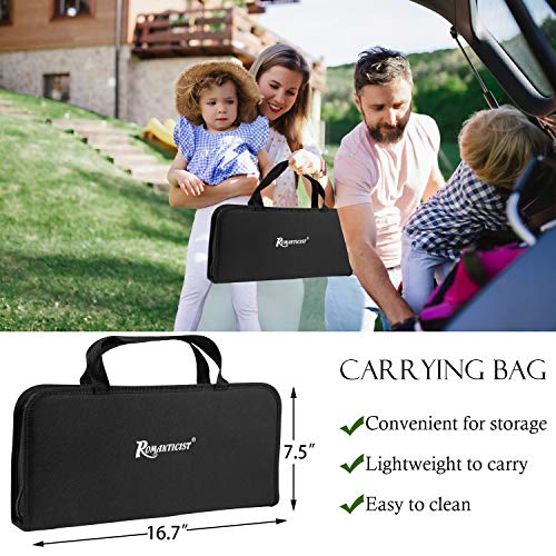 26pcs Stainless Steel BBQ Tools Set, Portable Bag