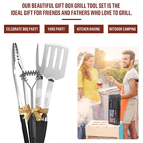 Durable BBQ Grill Utensils Set for Outdoor Parties