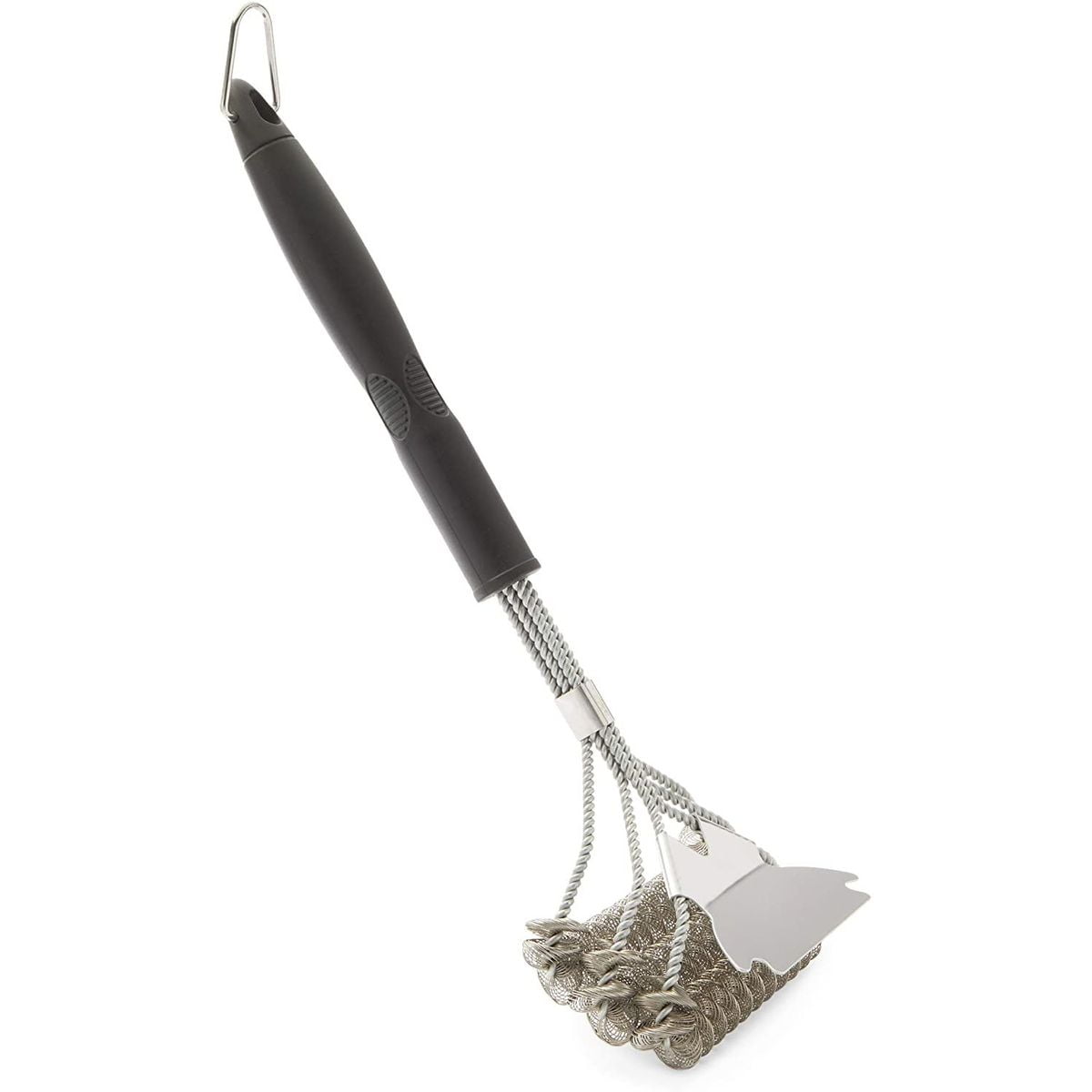 17in BBQ Grill Brush: Bristle-free Cleaning Tool for Gas Grill