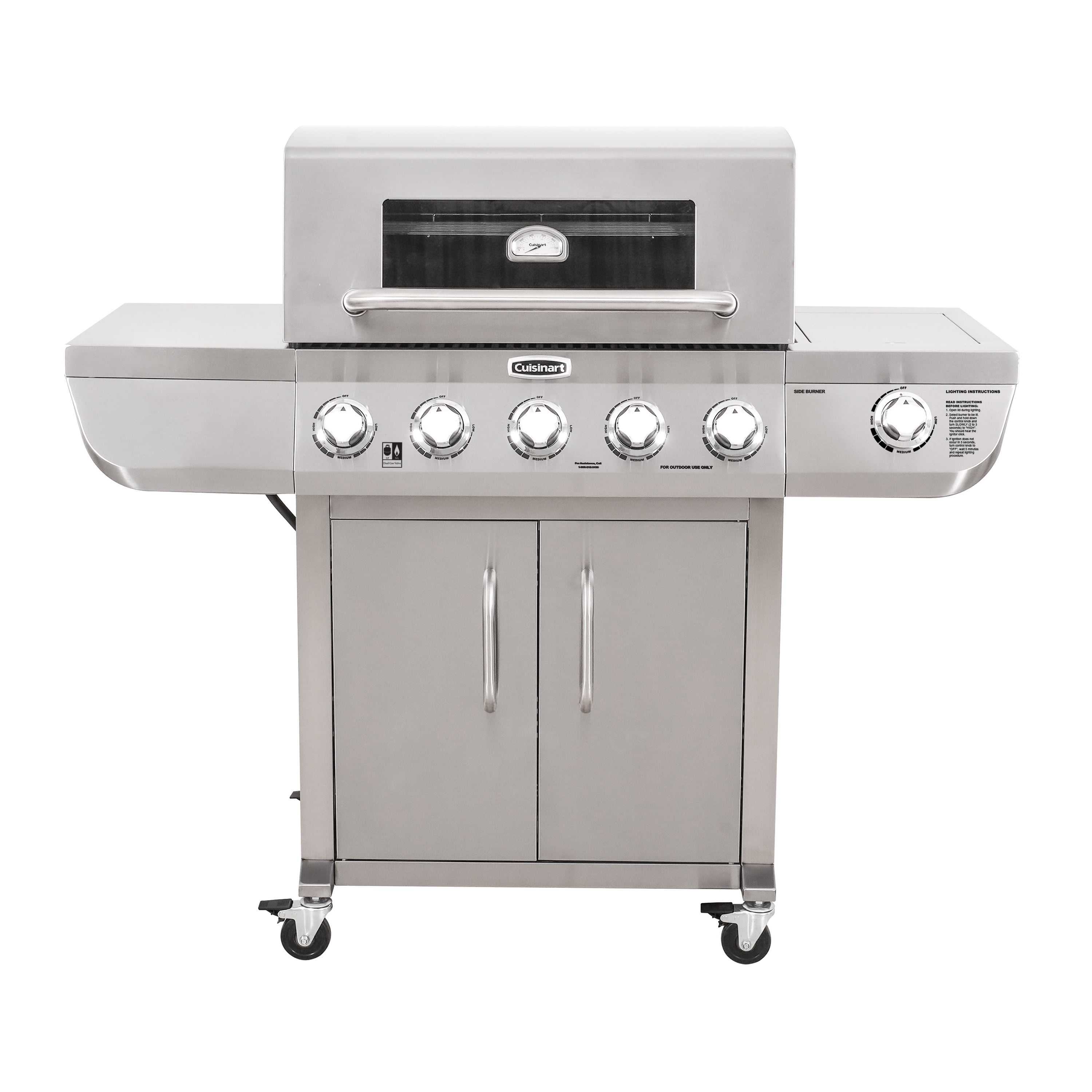 Cuisinart 5-Burner Dual Fuel BBQ Grill