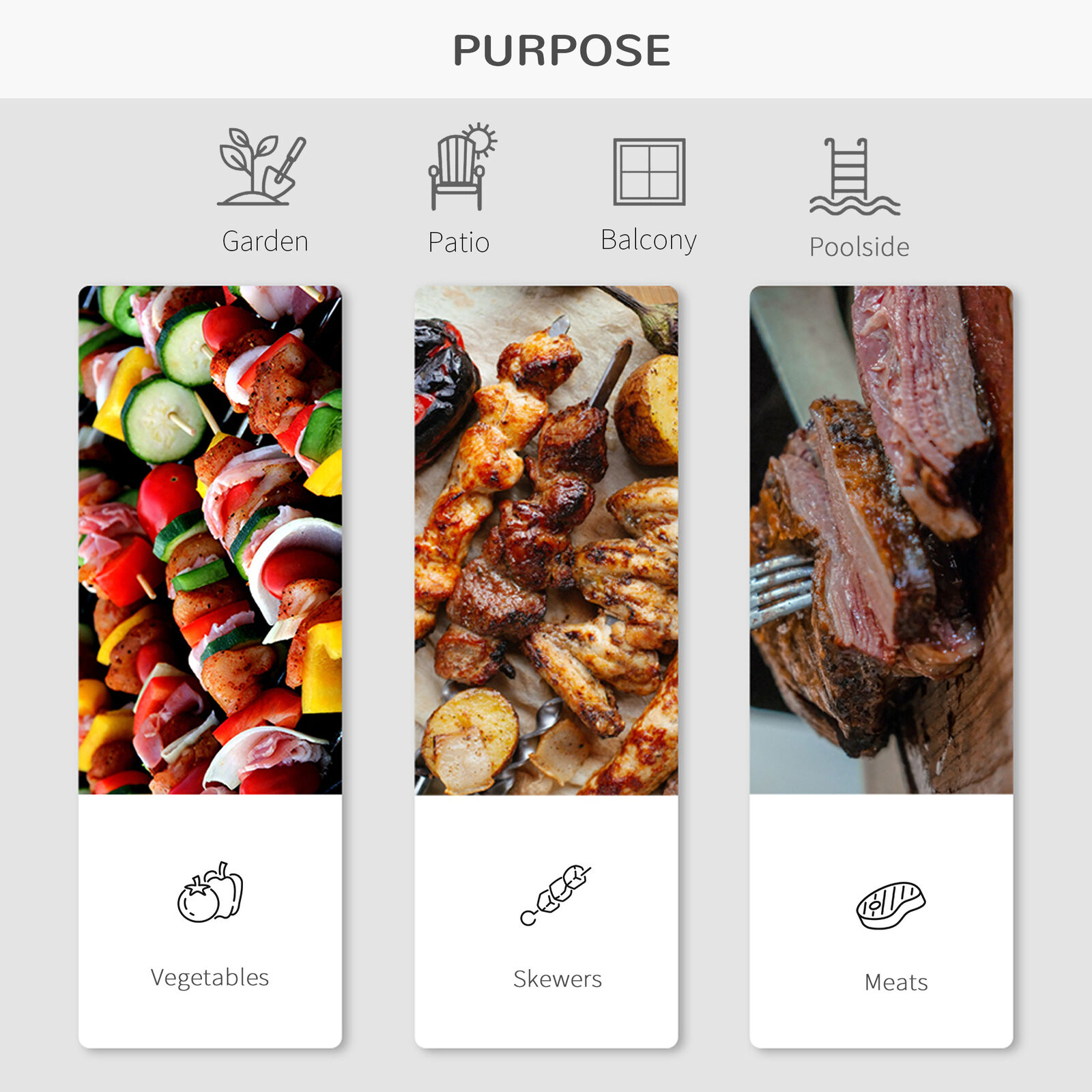 Tabletop Charcoal Grill for BBQ and Picnic