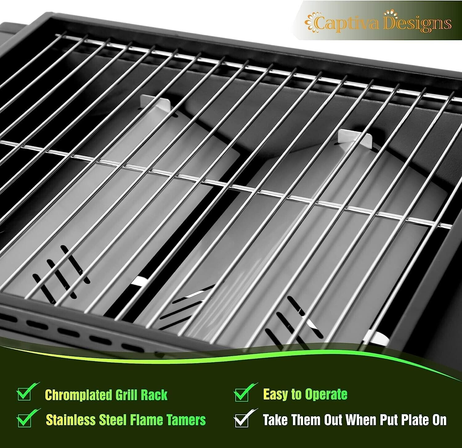 Gas Grill and Griddle Combo for Outdoor BBQ