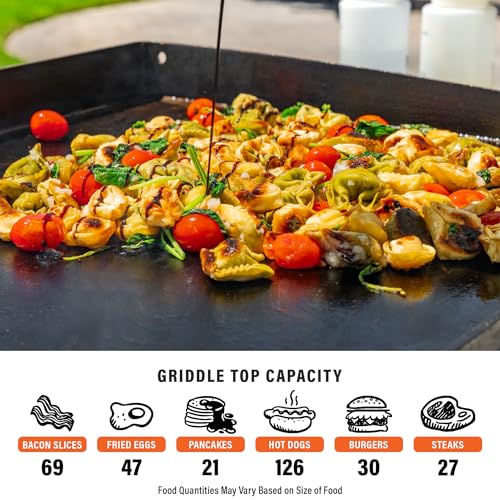 Blackstone Gas Griddle 36" BBQ Grill with Side Shelf