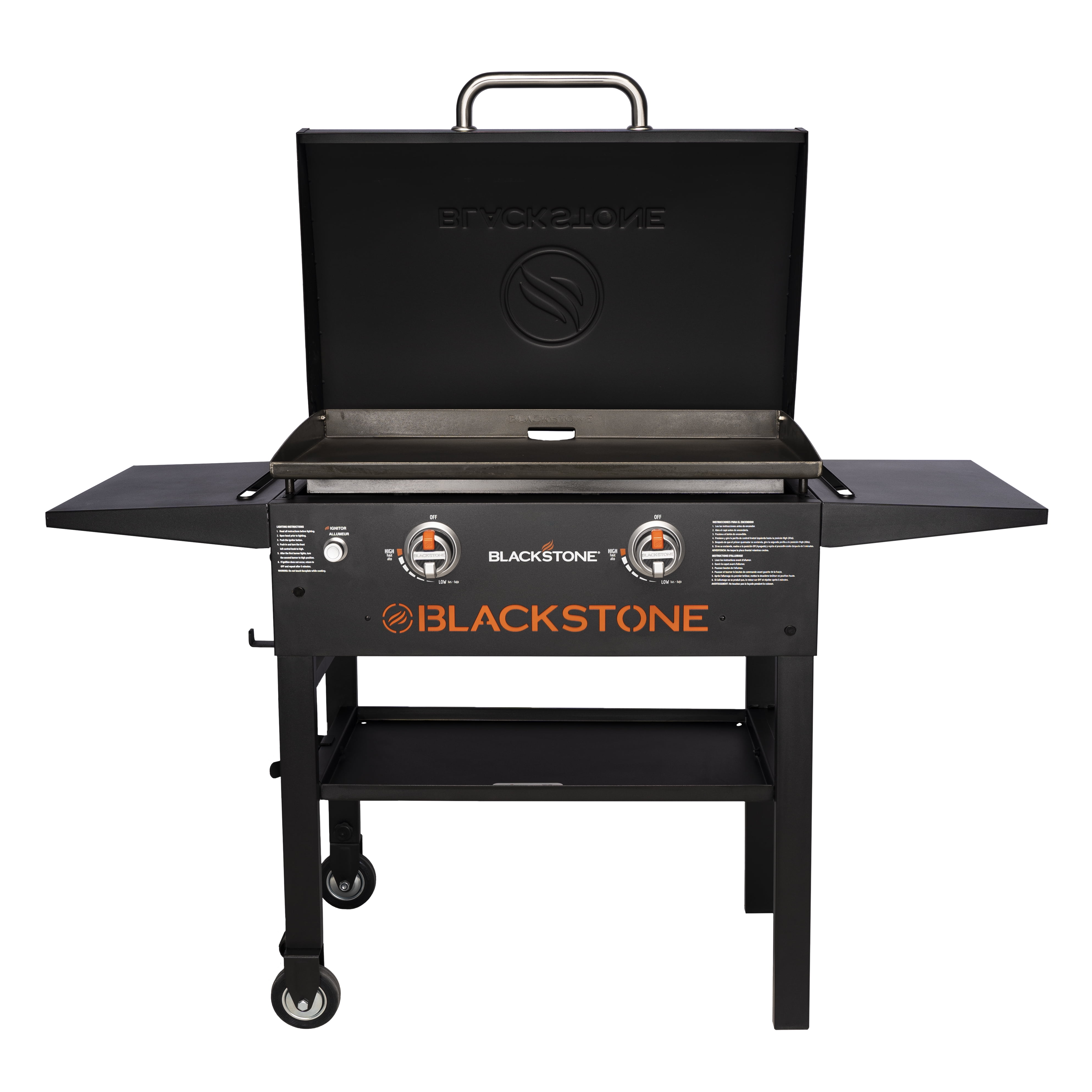 Blackstone 1883 Griddle: Hooded, 2-Burner BBQ, 524 sq-in