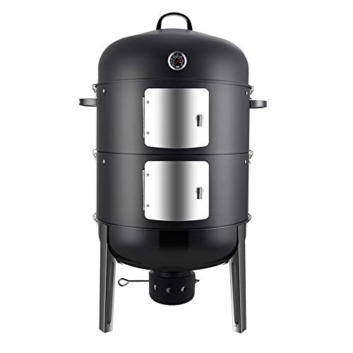 Realcook 20 Inch Vertical BBQ Smoker Grill
