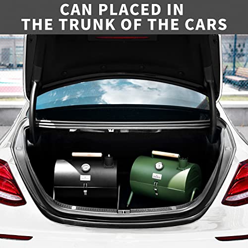 DNKMOR BLACK Portable Tabletop Charcoal BBQ Grill