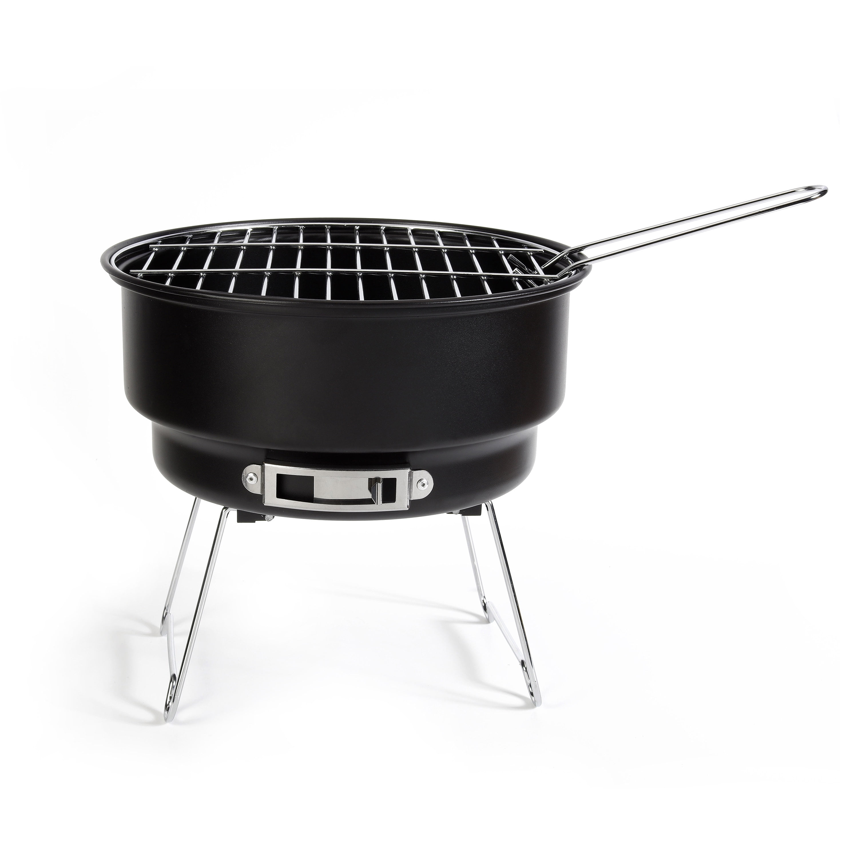 10" Portable Camping Charcoal Grill with Cooler Bag