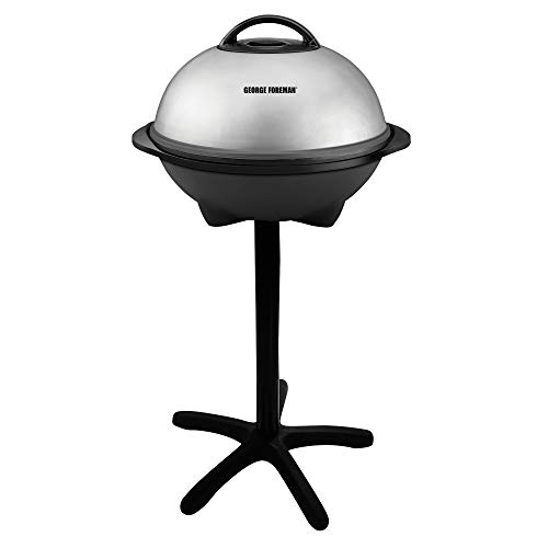 Electric Grill: George Foreman Silver, 12+ Servings
