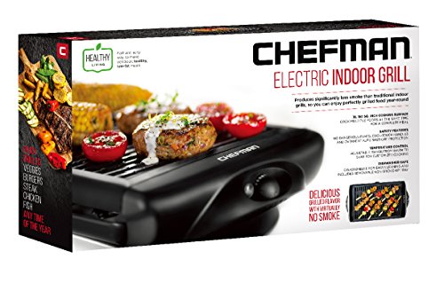 Chefman Electric Indoor Grill - Smokeless & Adjustable