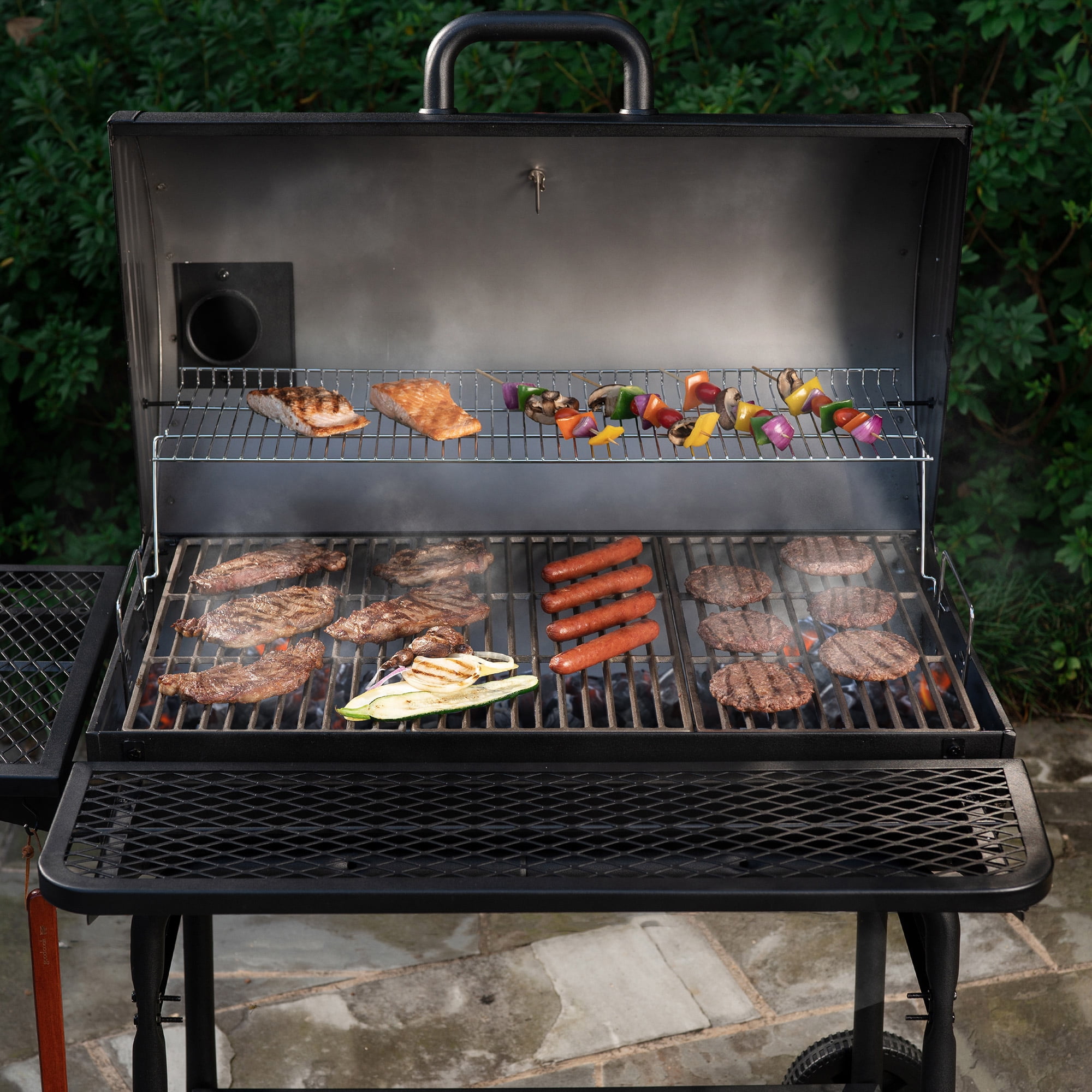 XL Char-Griller Pro Deluxe Charcoal Barrel