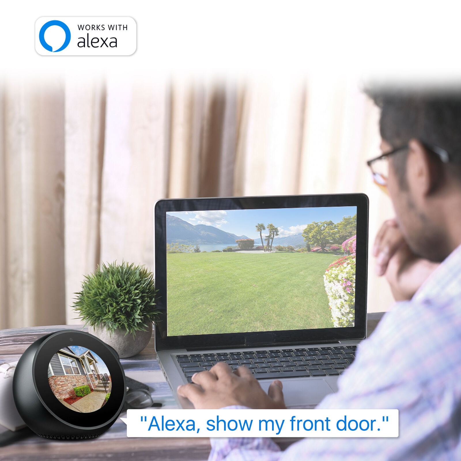 WiFi Security Camera with Night Vision & Audio