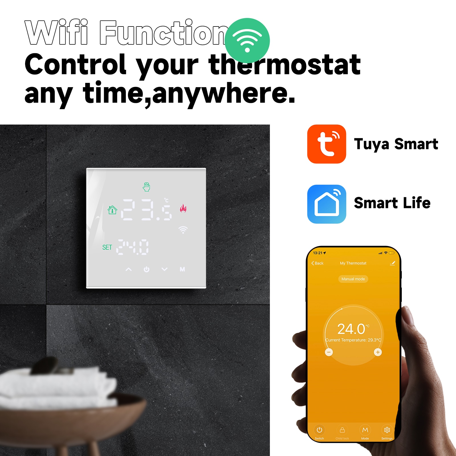Smart Thermostat for Gas Boiler and Heating