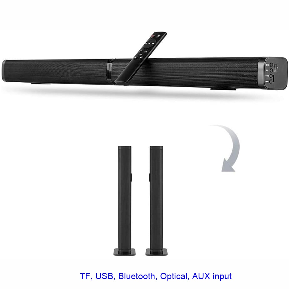 Wireless Soundbar with Subwoofer and Optical for TV