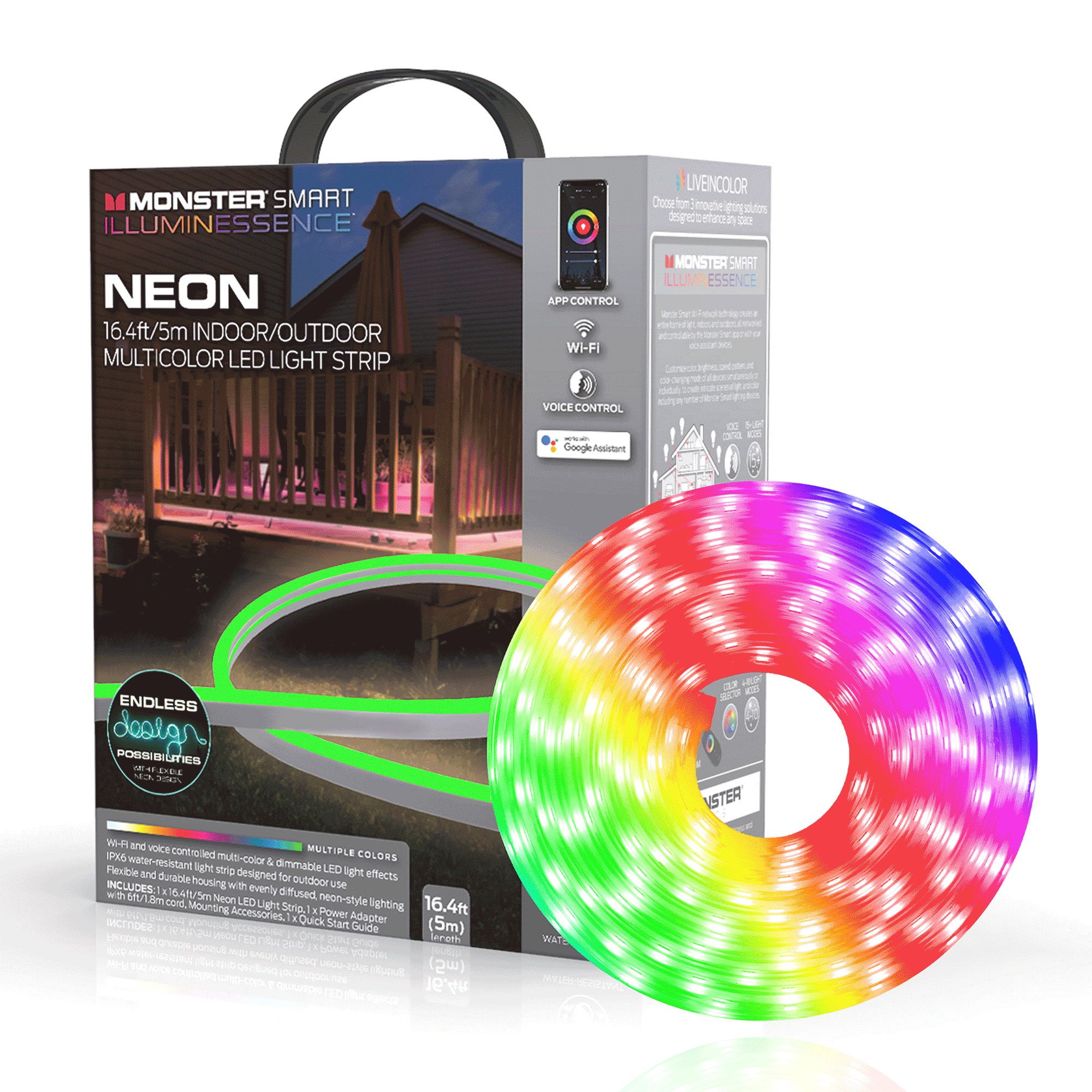 Outdoor Smart Neon LED Light Strip with App Control