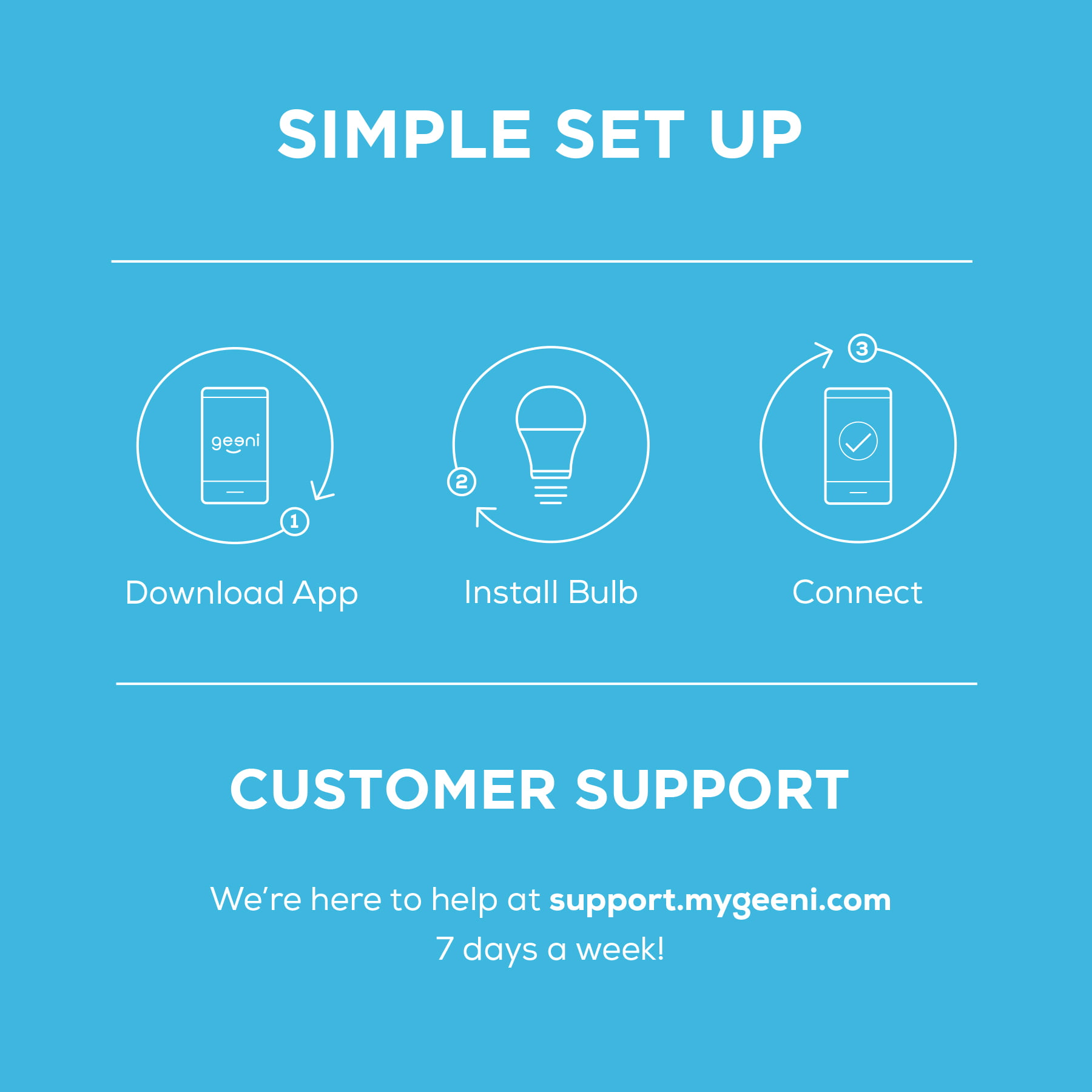 4-Pack Merkury Smart Wi-Fi Color Bulbs