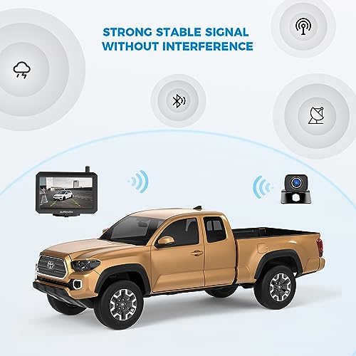 AUTO-VOX Wireless Backup Camera with 5" HD Monitor