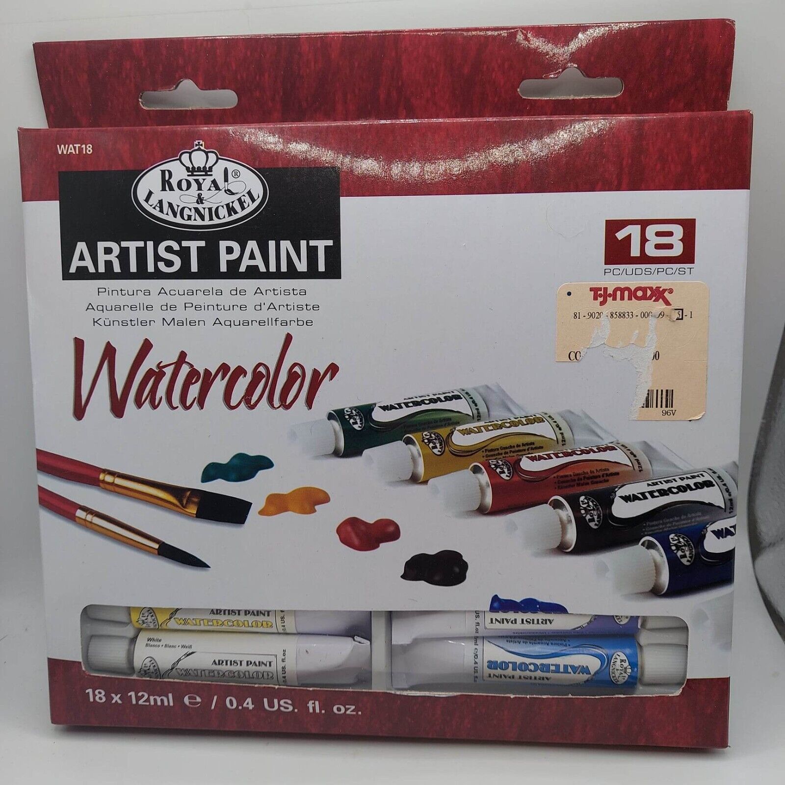 18-Color Watercolor Paint Set by Royal & Langnickel
