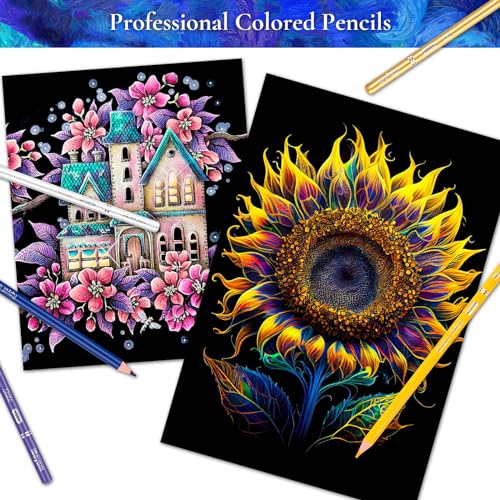 iBayam 72 Count Colored Pencils - Sketching & Drawing Kit