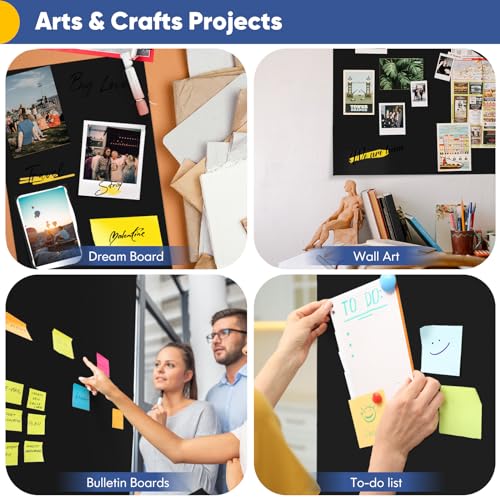 Black Wrapping Paper Roll, Craft Kraft Construction Paper