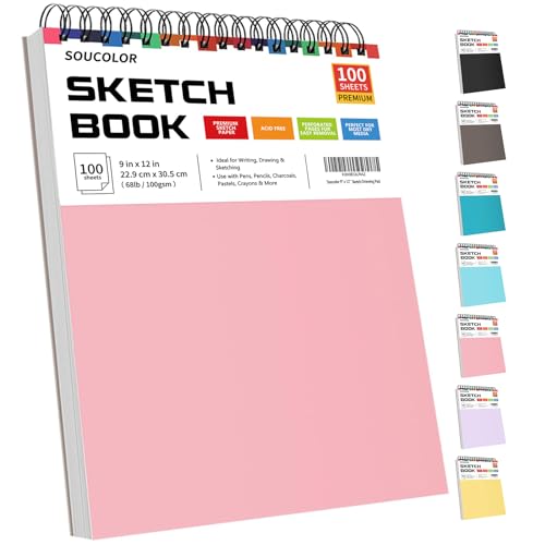 Spiral Sketchbook 9" x 12" Pastel Art Set