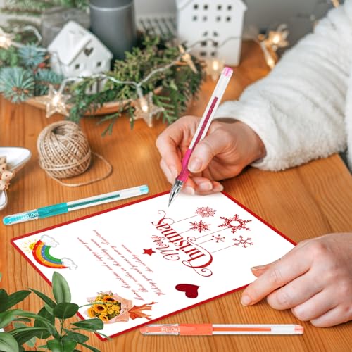 Taotree 36-Color Glitter Gel Pens - Neon Ink Drawing Set