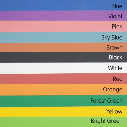 Colorations Construction Paper Bulk Pack, Heavyweight, Assorted Colors