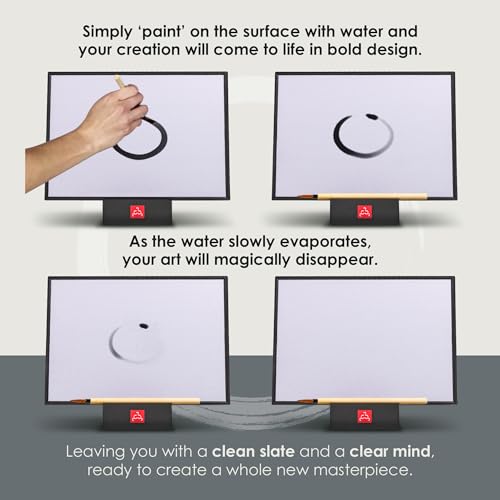 Buddha Board Art Set: Water Painting with Bamboo Brush