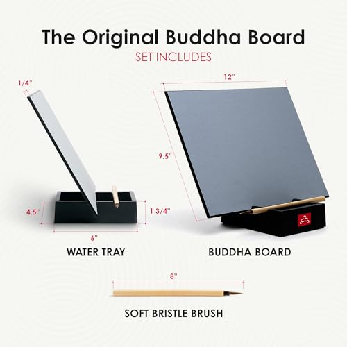 Buddha Board Art Set: Water Painting with Bamboo Brush
