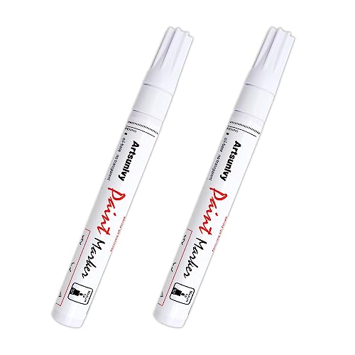 White Paint Pens - Permanent Markers for Artisans