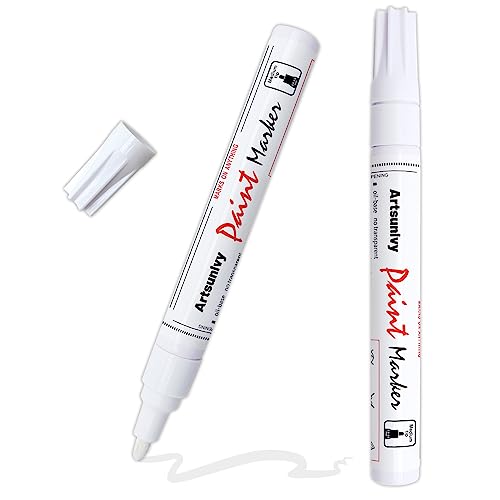 White Paint Pens - Permanent Markers for Artisans