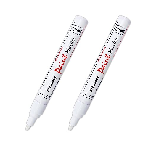 White Paint Pens - Permanent Markers for Artisans