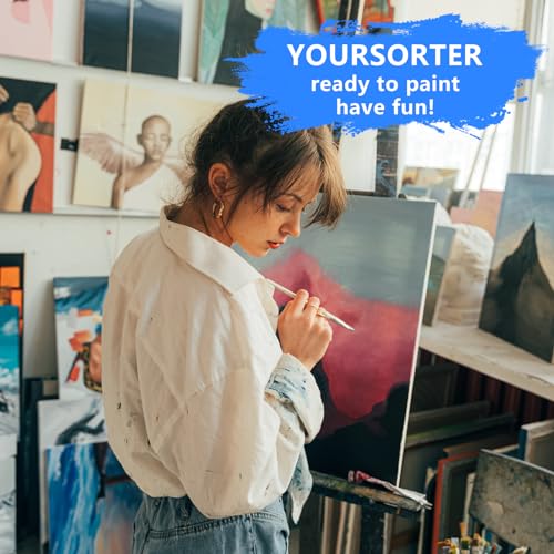 48 Pack of 8x10 inch Blank Canvas Panels