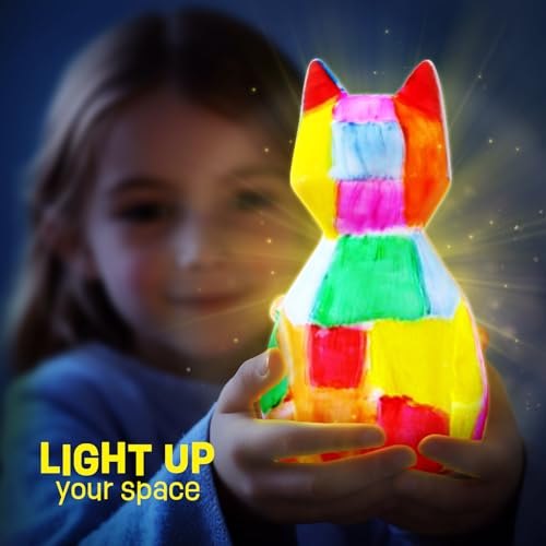 DIY Cat Lamp Painting Kit for Kids 6+