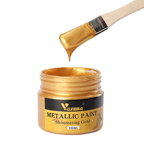 100ml Metallic Gold Acrylic Paint for Art and Crafts