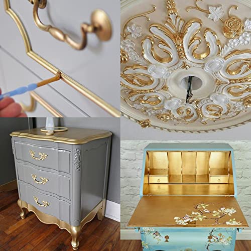 100ml Metallic Gold Acrylic Paint for Art and Crafts