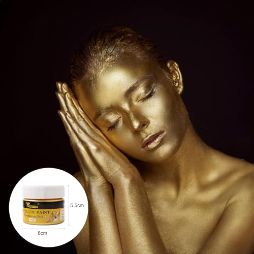 100ml Metallic Gold Acrylic Paint for Art and Crafts