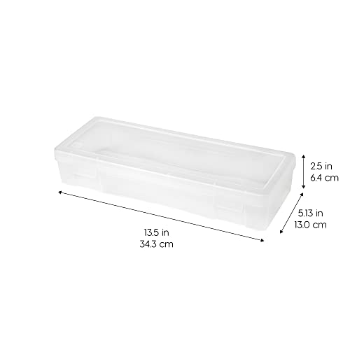 10 Pack Plastic Art Craft Organizer Containers with Latching Lid