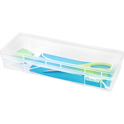 10 Pack Plastic Art Craft Organizer Containers with Latching Lid