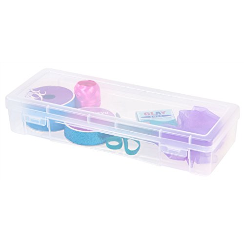 10 Pack Plastic Art Craft Organizer Containers with Latching Lid