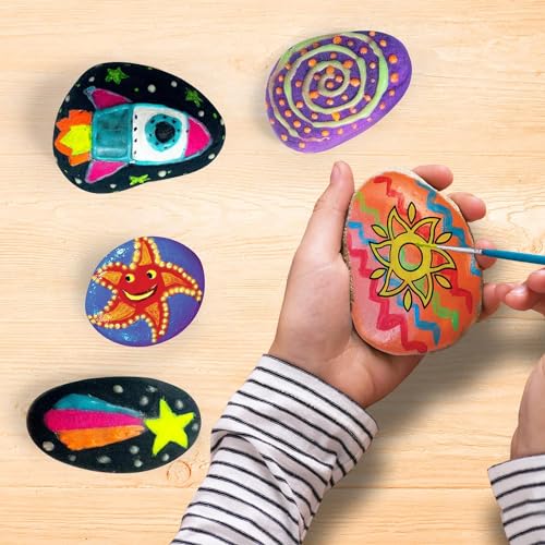 Glow in the Dark Rock Painting Kit for Kids