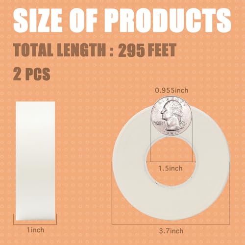 Professional Watercolor Tape - White Masking Tape - 1inch Width