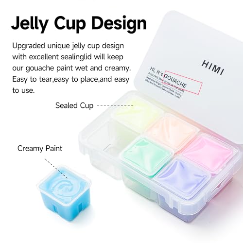 Professional Non-Toxic Glow in the Dark Gouache Paint Set