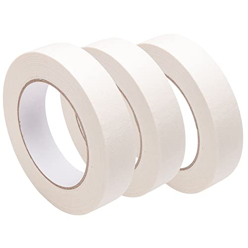White Masking Tape for Artist, Removable 0.7in x 55yd