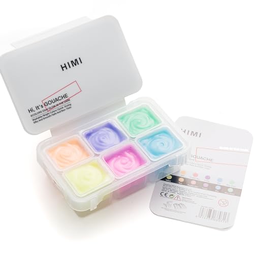 Professional Non-Toxic Glow in the Dark Gouache Paint Set