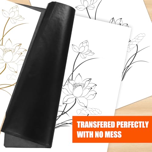 200 Sheets Carbon Transfer Paper with 5 Embossing Styluses