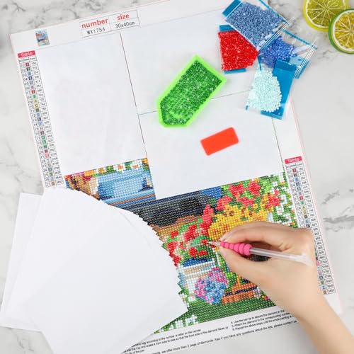 Diamond Art Paper Cover Sheets 50 pcs for Adults