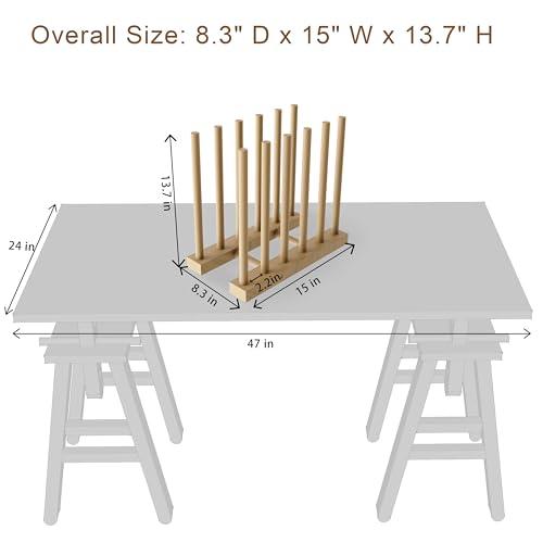 Wood Art Storage Rack Stand for Canvas Boards